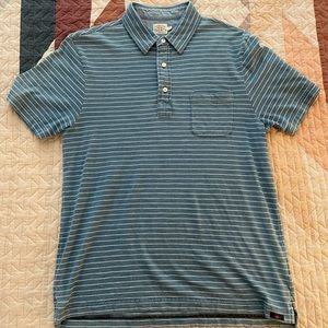 Faherty striped polo